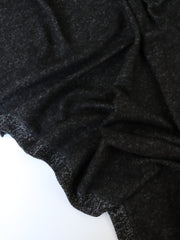 Load image into Gallery viewer, Black Sibley Brushed Sweater Knit