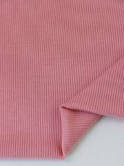 Load image into Gallery viewer, Rose Pink 2x2 Tencel Spandex Rib Knit