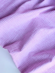 Load image into Gallery viewer, Thistle Pink & Ivory Mini Check Handwoven Cotton