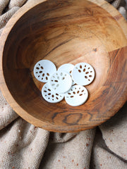 Load image into Gallery viewer, White 1 1/8" (28MM) Buttons | By The Button