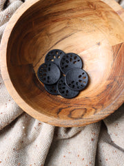 Load image into Gallery viewer, Black 1 1/8" (28MM) Buttons | By The Button