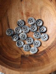 Load image into Gallery viewer, Marbled Gray 7/16" (11MM) Buttons | By The Button