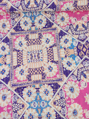 Load image into Gallery viewer, Pink Boho Square Rayon Challis