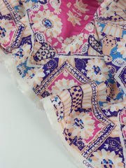 Load image into Gallery viewer, Pink Boho Square Rayon Challis