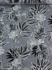 Load image into Gallery viewer, On The Prowl (Black) Rayon Challis