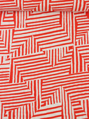 Load image into Gallery viewer, Red Line Art Rayon Challis