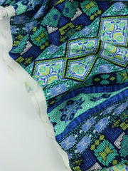 Load image into Gallery viewer, Summer In Sweden (Blue) Rayon Challis