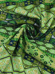Load image into Gallery viewer, Summer In Sweden (Green) Rayon Challis