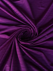 Load image into Gallery viewer, Grape Stripe Activewear Jersey | Designer Deadstock