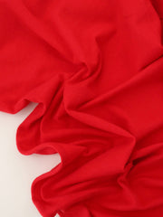 Load image into Gallery viewer, Red Lightweight Cotton Spandex Jersey