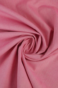 Perfect Pink 100% Cotton Chambray