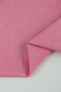 Perfect Pink 100% Cotton Chambray