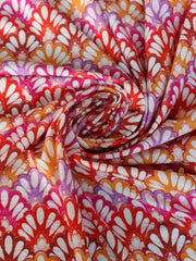 Load image into Gallery viewer, Carnival Blooms Textured Nylon Spandex | Designer Deadstock