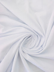 Load image into Gallery viewer, White Lightweight Cotton Spandex Jersey