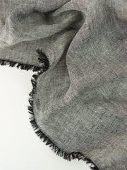 Load image into Gallery viewer, 2YD PRECUT; Heathered Black Verona 100% Linen