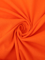 Load image into Gallery viewer, Safety Orange 100% Cotton 1x1 Heavy Rib Knit