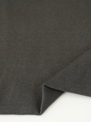 Load image into Gallery viewer, Gunmetal Gray 100% Cotton 1x1 Heavy Rib Knit