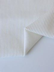 Load image into Gallery viewer, Off White Rayon Spandex Heavy 4x2 Rib Knit