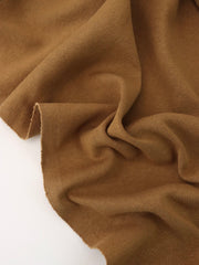 Load image into Gallery viewer, Ochre Brown 100% Cotton 1x1 Heavy Rib Knit