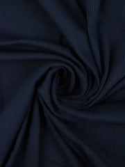 Load image into Gallery viewer, Navy Rayon Spandex Heavy 4x2 Rib Knit