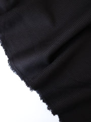 Load image into Gallery viewer, Black Rayon Spandex Heavy 4x2 Rib Knit