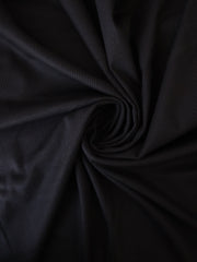 Load image into Gallery viewer, Black Rayon Spandex Heavy 4x2 Rib Knit