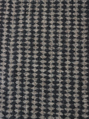 Load image into Gallery viewer, Black & Tan Harlequin Plaid Faux Wool Fleece Coating