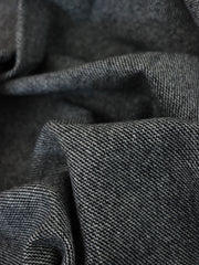 Load image into Gallery viewer, Black & White Diagonal Weave Wool Coating