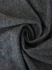 Load image into Gallery viewer, Black & White Diagonal Weave Wool Coating