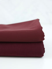 Load image into Gallery viewer, Burgundy Matte & Ribbed Swim Bundle | 1/2YD Each