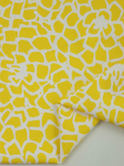 Load image into Gallery viewer, Buttercup Mums Matte Nylon Spandex Tricot | Designer Deadstock