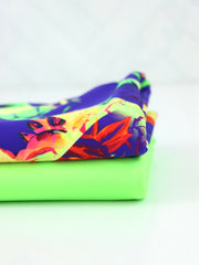 Load image into Gallery viewer, Neon Breakthrough & Lime Swim Bundle | 1/2YD Each