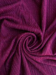 Load image into Gallery viewer, Mulled Wine Stowe Cable Sweater Knit