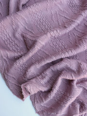 Load image into Gallery viewer, Mauve Dusk Stowe Cable Sweater Knit