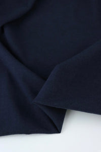 Navy Lightweight Cotton Spandex Jersey