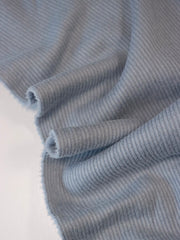 Load image into Gallery viewer, Moonstone Blue Polartec Wind Pro Ribbed Sweater Fleece