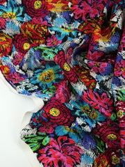 Load image into Gallery viewer, Electric Floral Rayon Challis
