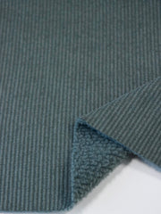 Load image into Gallery viewer, Lake Mist Teal Polartec Wind Pro Ribbed Sweater Fleece