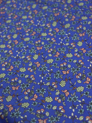 Load image into Gallery viewer, Ditsy Floral on Royal Viscose Lawn | Designer Deadstock