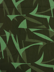 Load image into Gallery viewer, Shades of Green Geometric Viscose Crepe | Designer Deadstock