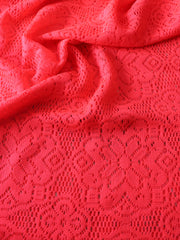 Load image into Gallery viewer, 2YD 34IN Coral Floral Lace | Kayla's Destash