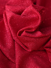 Load image into Gallery viewer, Red Sparkle Jersey Knit