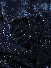 Load image into Gallery viewer, Black Sparkle Jersey Knit