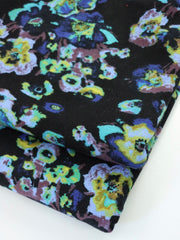 Load image into Gallery viewer, Blue Floral 100% Cotton French Terry