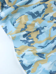 Load image into Gallery viewer, Sand & Blues Small Camo QUAD Performance Jersey Knit | By The Half Yard