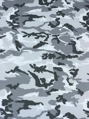 Load image into Gallery viewer, White & Grays Small Camo QUAD Performance Jersey Knit | By The Half Yard