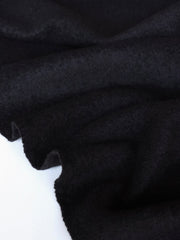 Load image into Gallery viewer, Black Wool Boucle/French Terry | By The Half Yard