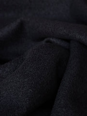 Load image into Gallery viewer, Black Wool Boucle/French Terry | By The Half Yard