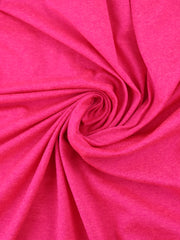 Load image into Gallery viewer, Neon Pink Athletic Brushed Poly Jersey 125GSM