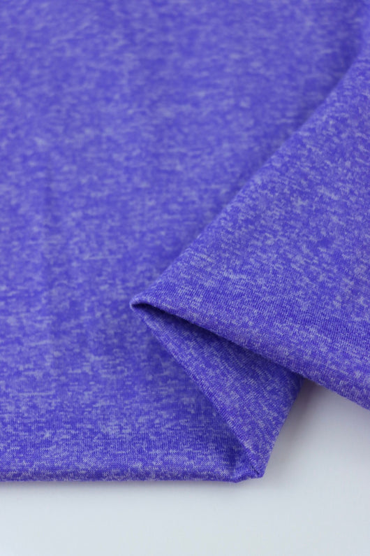 Lilac Athletic Brushed Poly Jersey 125GSM